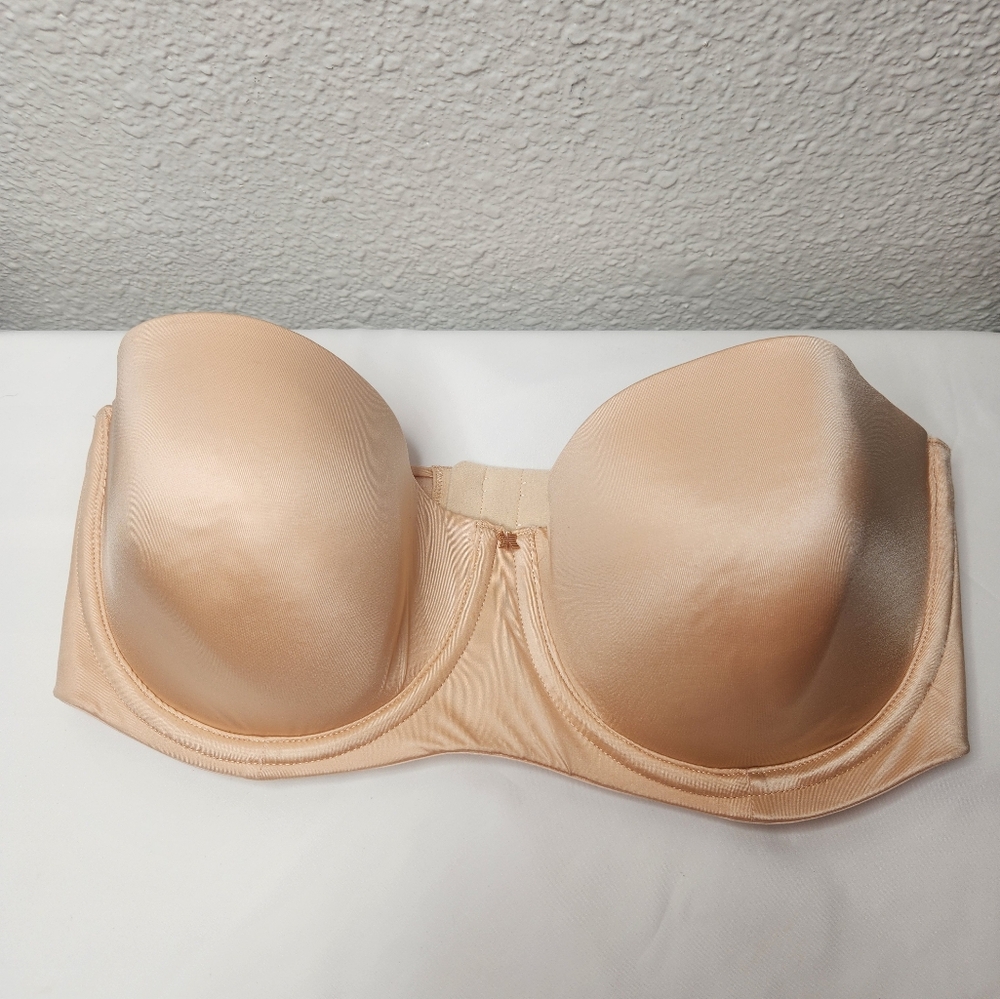 Savage X Fenty Beige Strapless Bra Underwire Size 34DD